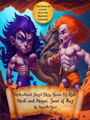 cover image of Motivational Short Story Books For Kids--Modi and Magni, Sons of Thor